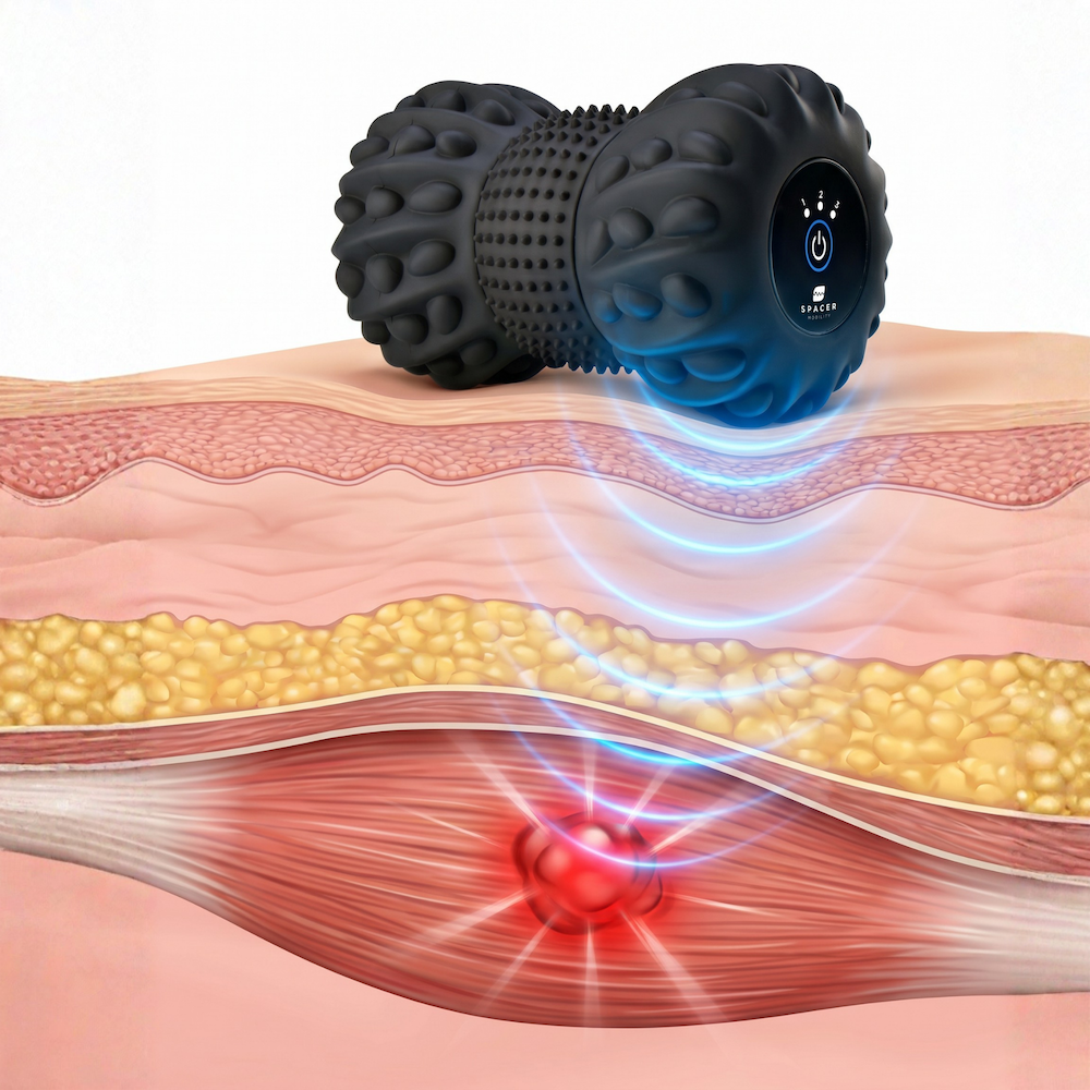 Rockpoint Roller - Dual Texture Vibrating Massage (US only)